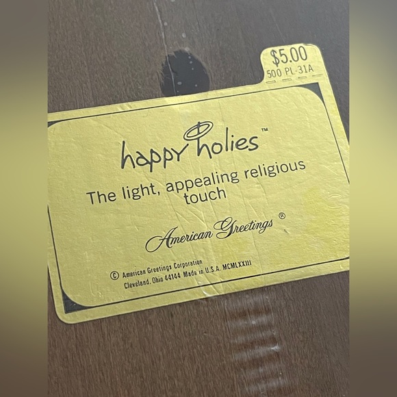 Vintage 1973 American Greetings wall plaques wrapped in original plastic - Picture 6 of 16